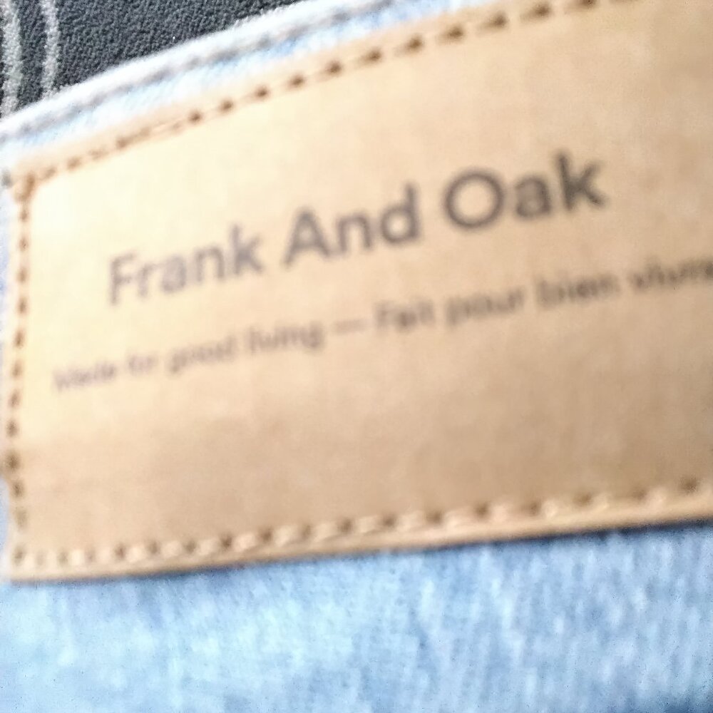 Designer jean5 Frank and oak new size  30 good price